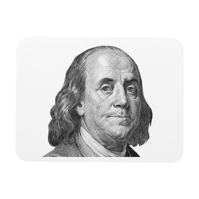 100 dollar, Benjamin Franklin Magnet (Horisontell)