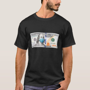 100 dollar Bill Baller Money Pengarar Ansikte Qu T Shirt