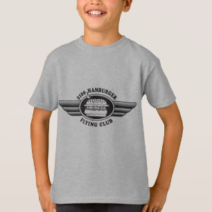 100 dollar hamburgare - flygklubb t shirt