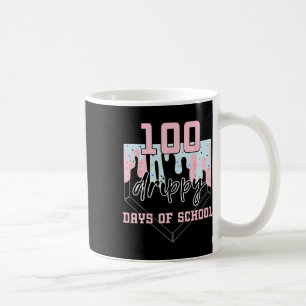 100 droppiga skoldagar Bysebyll Glass 100-årsjubil Kaffemugg
