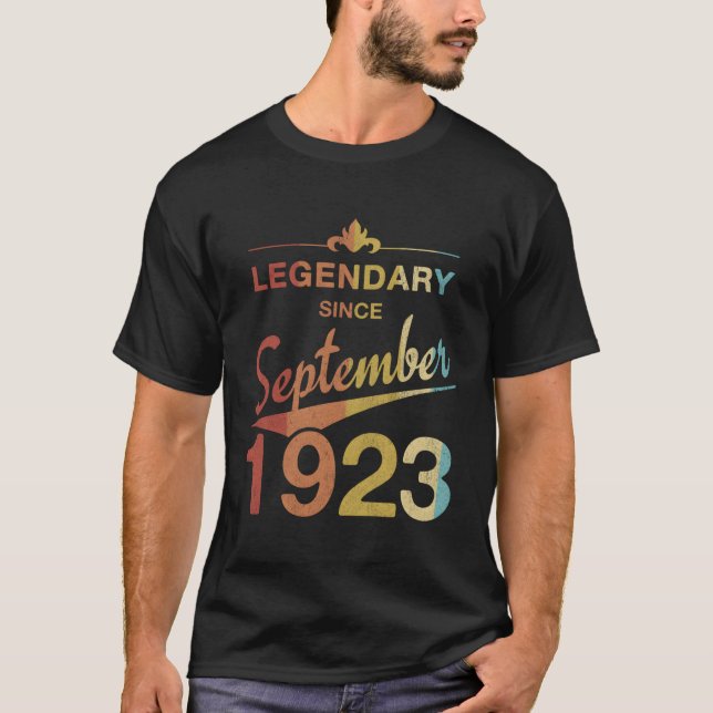 100:e årsdagen i september 1923 t shirt (Framsida)