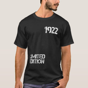 100:e Begränsada födelsedagsutgåvan, född 1922, år T Shirt