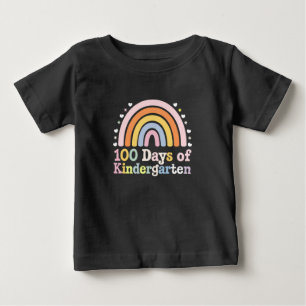 100:e dagen för förskolelärare barn 100 dagar t shirt