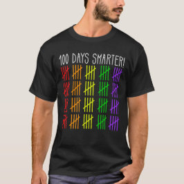 100:e dagen för regnbågsräknare i skolan t shirt