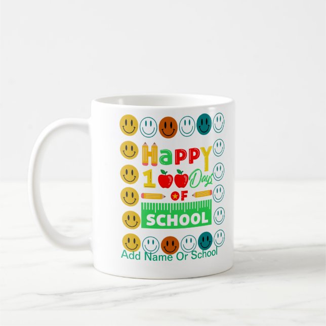 100:e dagen för skolavhopp, sjömil Ansikte Kaffemugg (Vänster)