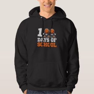 100:e dagen för skolbasketbarn 100 dagar av Sc Hoodie