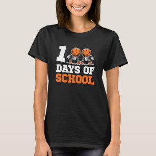 100:e dagen för skolbasketbarn 100 dagar av Sc T Shirt