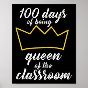100:e dagen för skoldesign för lärare och elever poster