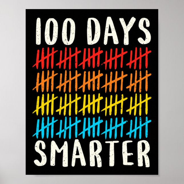 100:e dagen i skolan 100 dagar smartare lärare ele poster (Framsidan)