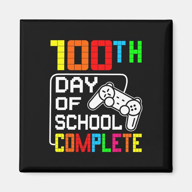 100:e dagen i skolan komplett videospel elevgåva magnet (Framsidan)