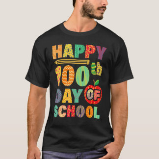 100:e dagen i skolan Lärare Barn Barn Glad 100 T Shirt