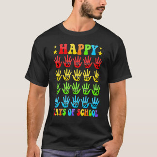 100:e dagen i skolan Lärare Elev Barn Barn Glad T Shirt