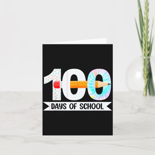 100:e dagen i skolan Lärare Elever 100 dagar av  Kort (Framsida)