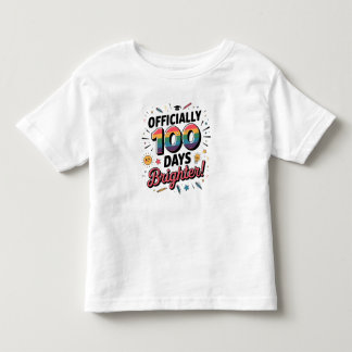 100:e dagen i skolan, officiellt 100 dagar ljusare t shirt