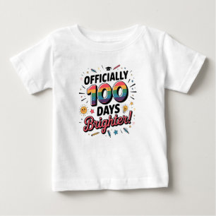 100:e dagen i skolan, officiellt 100 dagar ljusare t shirt