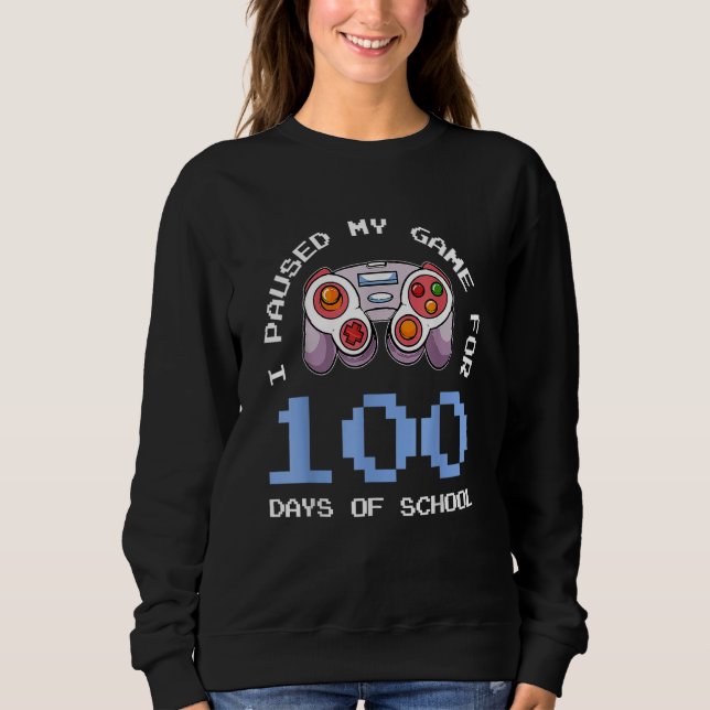 100:e dagen i skolan videokontrollspelare t shirt (Framsida)
