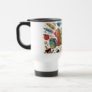 100:e dagen skolans färgglada firande design – resemugg