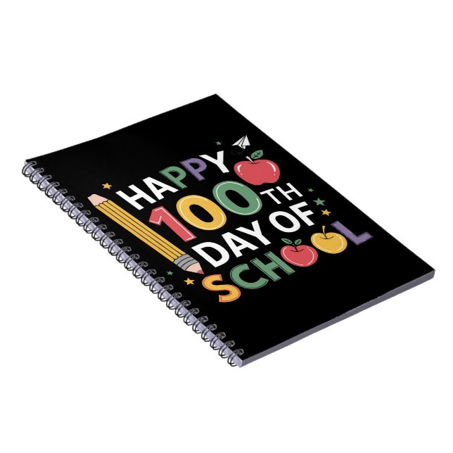 100:e dagen skollärare Glad 100 dagar Anteckningsbok (Högra Sidan)