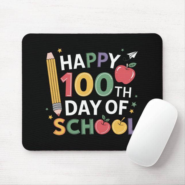 100:e dagen skollärare Glad 100 dagar Musmatta (Med mus)