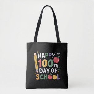 100:e dagen skollärare Glad 100 dagar Tygkasse
