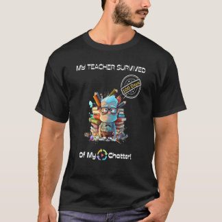 100:e dagen skollärare studenter familj Glad T Shirt