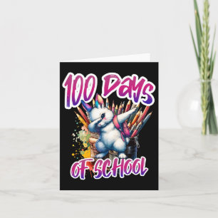 100:e dagstidningen Funny Outfit Teacher& Stud Kort
