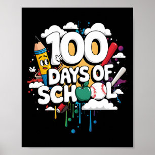 100:e dagstidningen Funny Outfit Teacher& Stud Poster