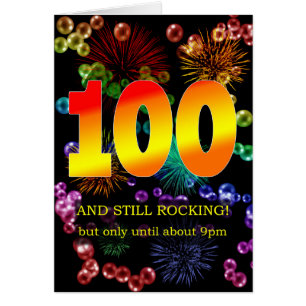 100:e födelsedag ännu hälsningskort