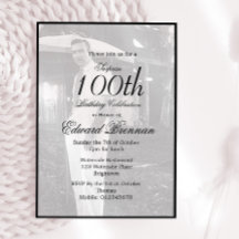100:e födelsedag, manlig Snyggt, foto Monogram