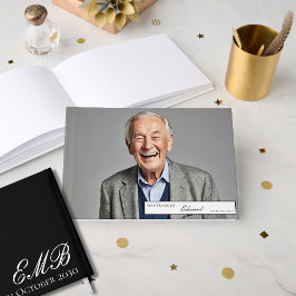 100:e födelsedag, manligt fotoElegant gäst Bok