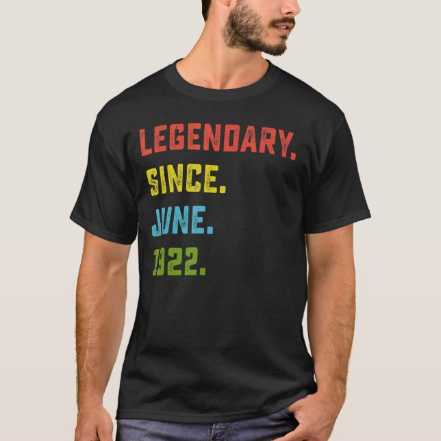 100:e födelsedag sedan juni 1922 100 år t shirt (Framsida)