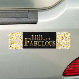 100:e födelsedagen bildekal