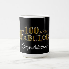 100:e födelsedagen kaffemugg