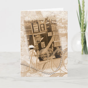 100:e födelsedagen - Vintage, nostalgia, Retro Bir Kort