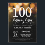 100:e födelsedagsinbjudan Guld Glitter Inbjudningar<br><div class="desc">100:e födelsedagsinbjudan till Guld String Ljus med Guld Glitter bakgrund. Guld födelsedag. Vuxen Birthday. Manar eller Women Bday Inbjudan. 13:e 15:e 16:e 18:e 20:e 30:e 40:e 60:e 70:e 80:e 90:e 100:e, oavsett ålder. Om du vill göra ytterligare anpassningar klickar du på knappen "Anpassa" och användor verktyg som är utformat för...</div>