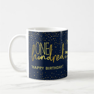 100:e födelsetalet Guld Kaffemugg