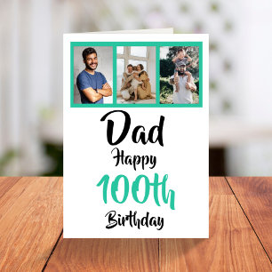 100:e fotosamlingskortet grattis på födelsedagen P Kort