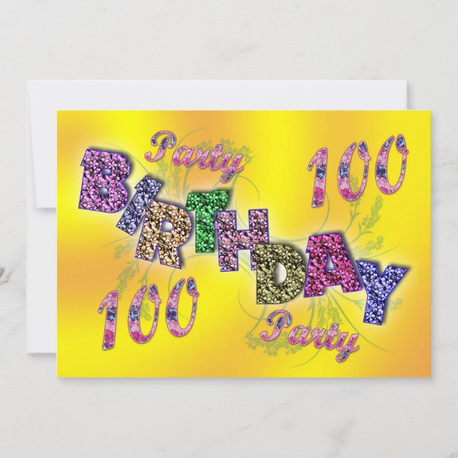 100:e partens inbjudan (Framsida)