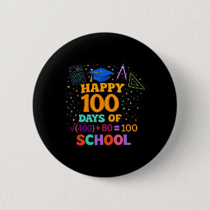 100:e skoldagen Lärare 100 dagars matematikformel Knapp