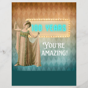 100:e Vintagen Sjuner Birthday Scrapbook