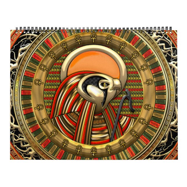 [100] Egyptiska Sol gud Ra Kalender (Omslag)