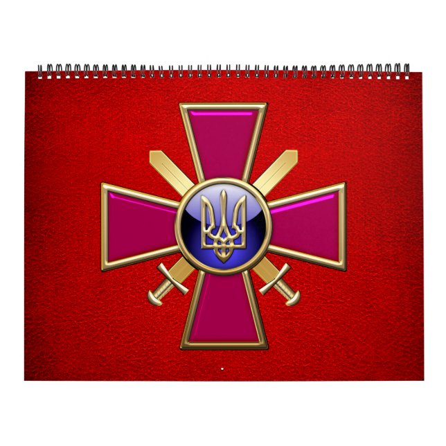 [100] Emblem för ukrainska markstyrkor Kalender (Omslag)