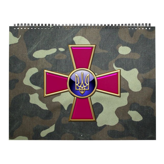 [100] Emblem för ukrainska väpnade styrkor Kalender (Omslag)