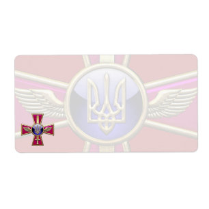 [100] Emblem från ukrainska Luft-styrkan Fraktsedel