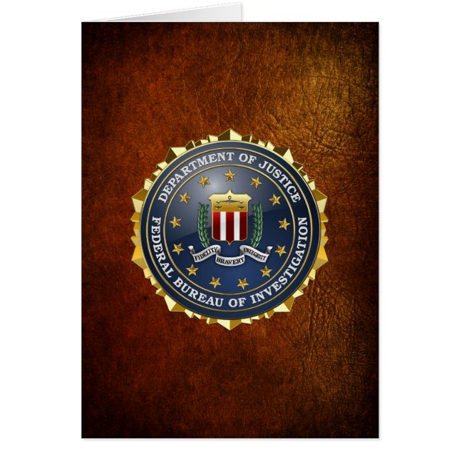 [100] FBI Speciell Edition Hälsningskort (Framsidan)