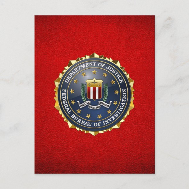 [100] FBI Speciell Edition Vykort (Framsida)