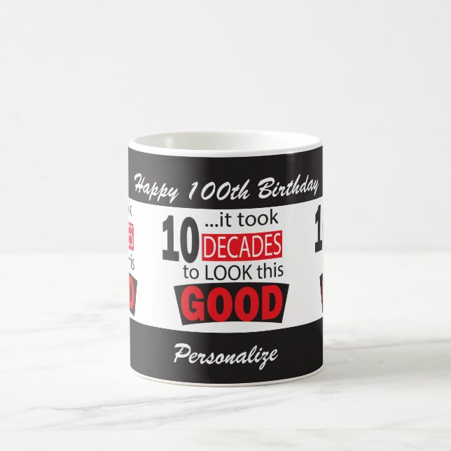 100. Födelsedag Kaffemugg (Center)