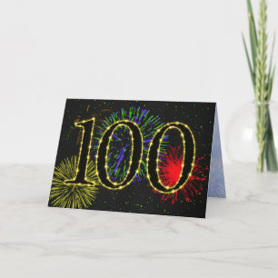 100. Födelsedagsfest inbjudan