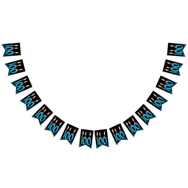 100 födelsedagsljus med ögonbollar vimplar (Alla)