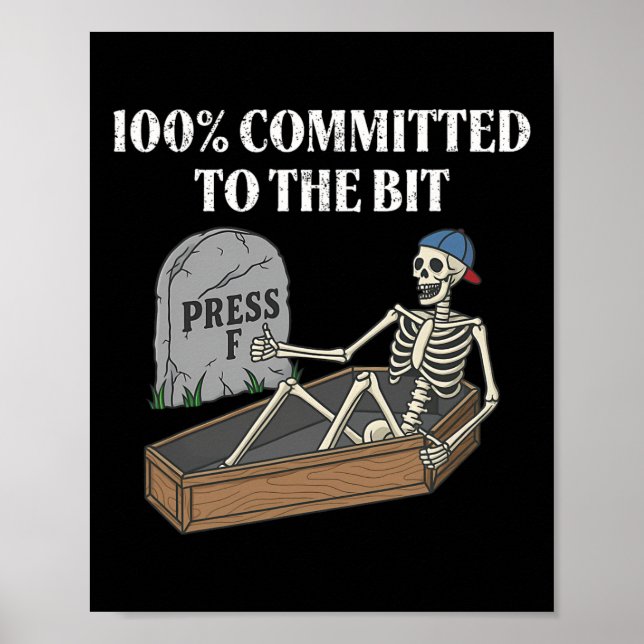 100 % för den bitfunna Skeleton me Poster (Framsidan)
